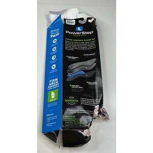NWT Powerstep Orthopedic Insoles Men’s Gray Medium Wide Feet Full Length